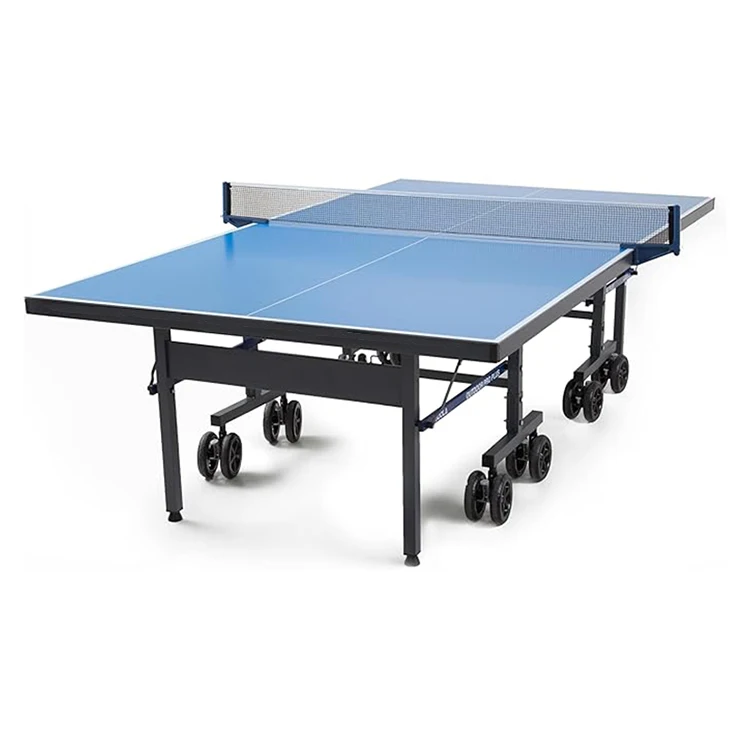 

Professional Quality Competition Grade Table Tennis Table Factory Price All-Weather Indoor-Outdoor Use Foldable Net Playback