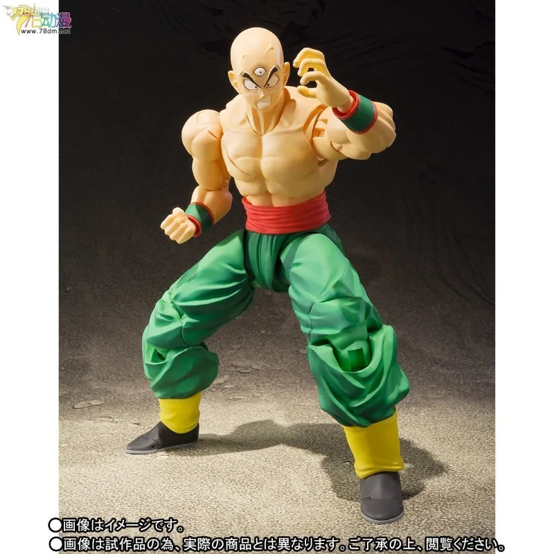 BANDAI Asli S. H. Figuarts Seri Mainan Bergerak Seri Dragon Ball Sun WuKong, Produk Jadi TIEN Koleksi Model Bergerak