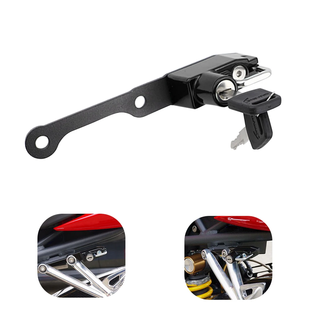 For Triumph Daytona 675 2009 to 2013 Daytona 675 R 09-13 Motorcycle Helmet Lock Bloqueo De Casco