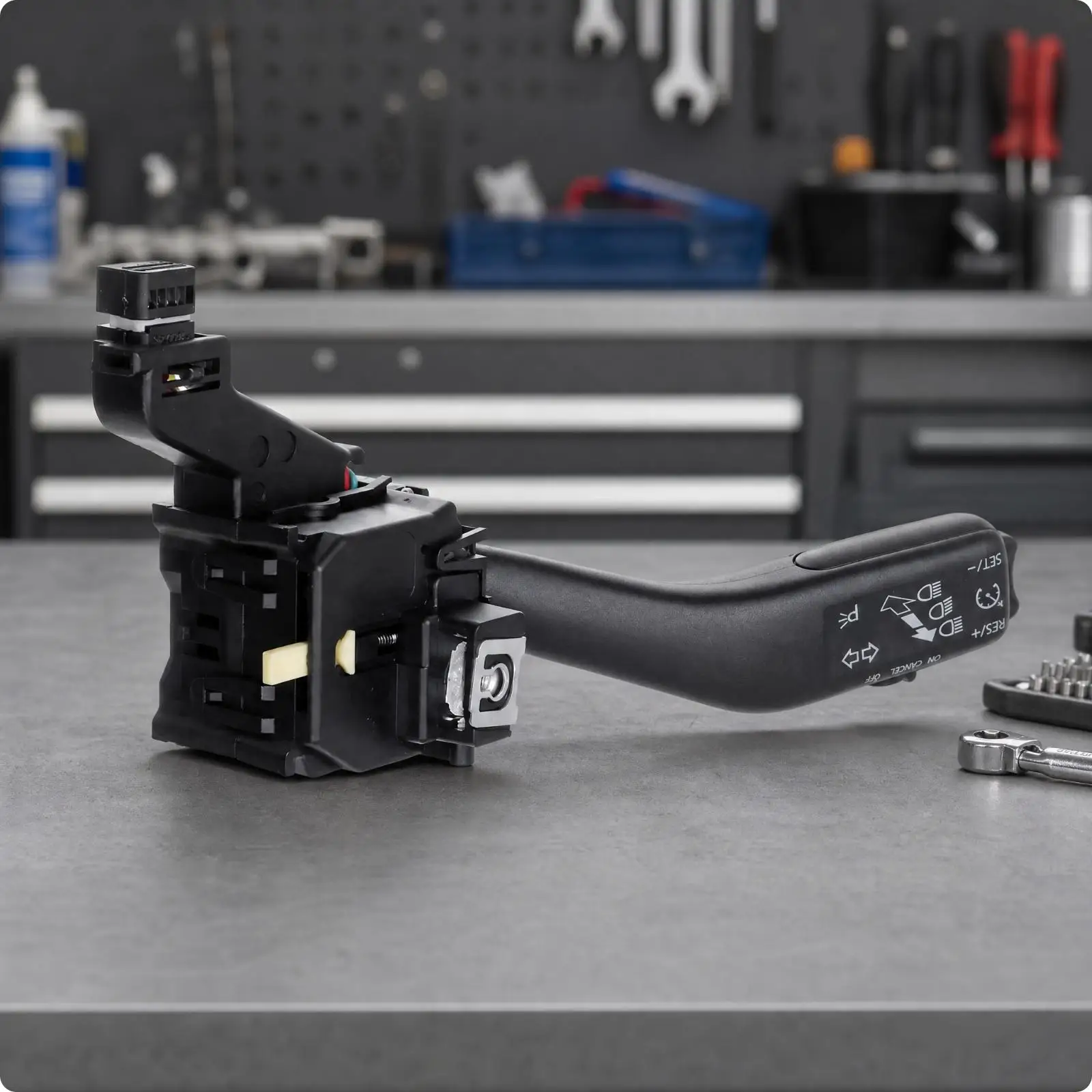 Replacement Cruise Control Stalk Switch for Volkswagen Golf Multi Function Lever with Pre Attached Wiring Connector
