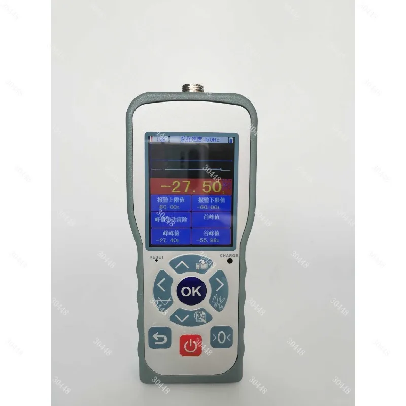 High Precision Force Measurement Pressure Weighing Sensor Alarm Handheld Digital Display Instrument Force Value Curve