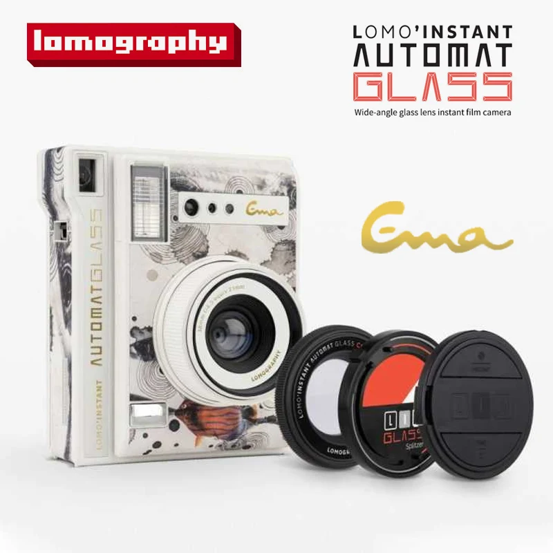 Lomography Lomo'Instant Automat Glass  Ema Wide Angle Glass Lens Camera Classic Ink