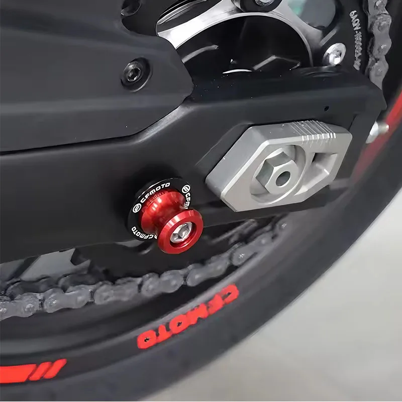 ل B @ & MW S1000R S1000RR S1000 R RR 2009-2024 2025 S1000XR 2014-2020 دراجة نارية الملحقات M8 Swingarm بكرة المنزلق حامل المسمار #3