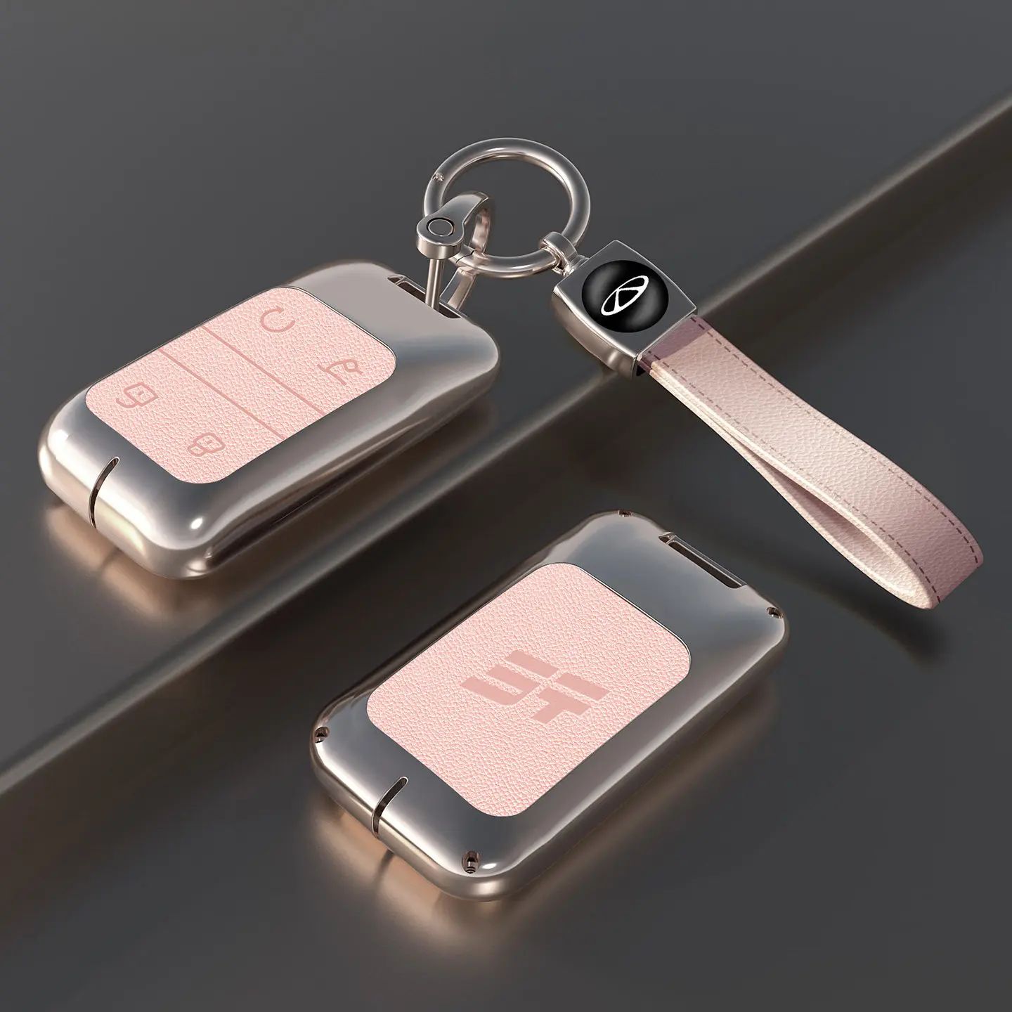Suitable For Jetour G700 2026 Smart Key Fob Case Cover Premium Full Metal Shell with Snap-On Closure High-Grade Protective
