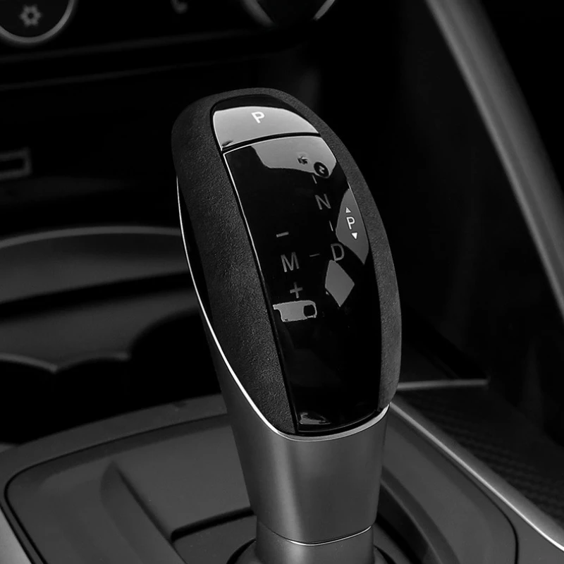 Alcan tara Car Gear Shift Handle Knob Protective Cover Trim Stikcer For Alfa Romeo Giulia Stelvio Interior Modifed Accessories