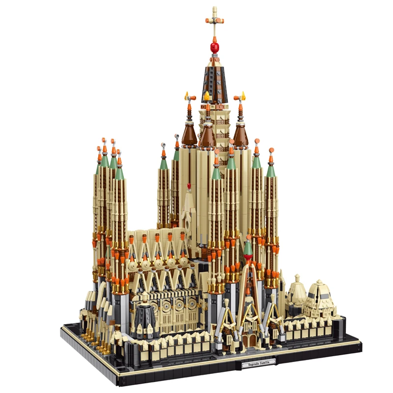 IN STOCK MOC Creativity Sagrada Familia Building Blocks Bricks Assembling Model Construction Toys for Children Birthday Gift Set