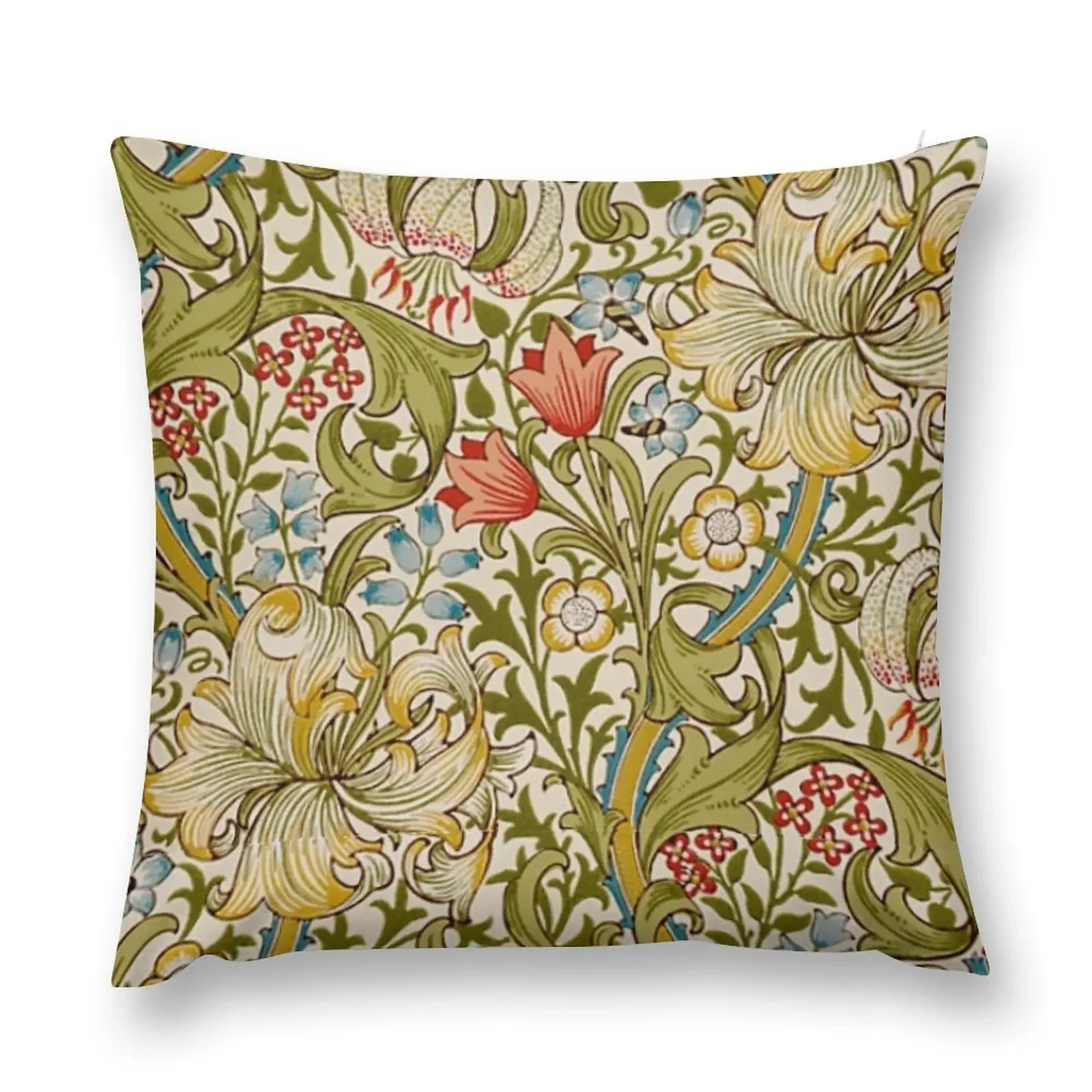 

Golden Lilies Throw Pillow Decorative Sofa Cushions Sofa Pillow Cover pillow