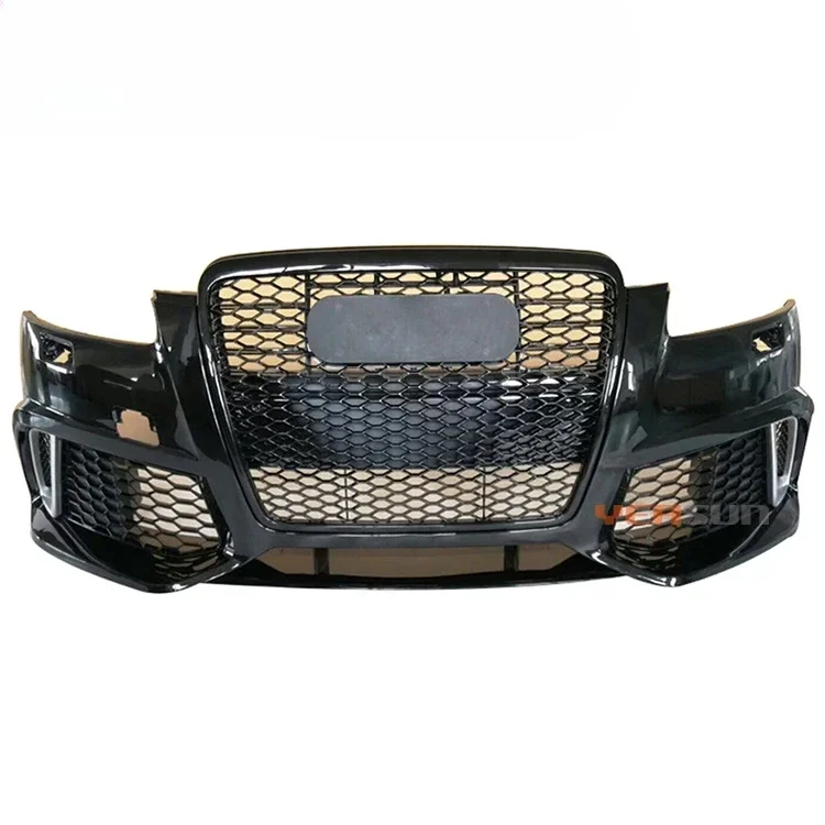 PP Material Front Bumper C6 RS6 Body Kit for Audi A6 S6 2004 2005 2006 2007 2008 2009 2010 2011 2012