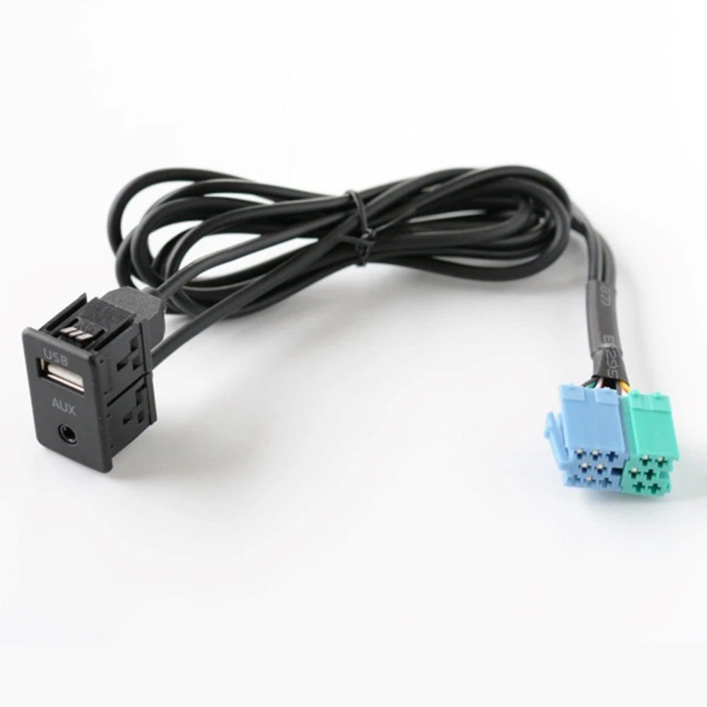Radio Extension AUX USB Port Adapter Cable Wiring Assy for