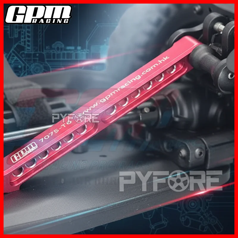 

Металлическая опора шасси GPM ARA320662 для ARRMA Limitless V2 ARA7116V2 1/7 RC Speed Bash Roller, детали для обновления автомобиля