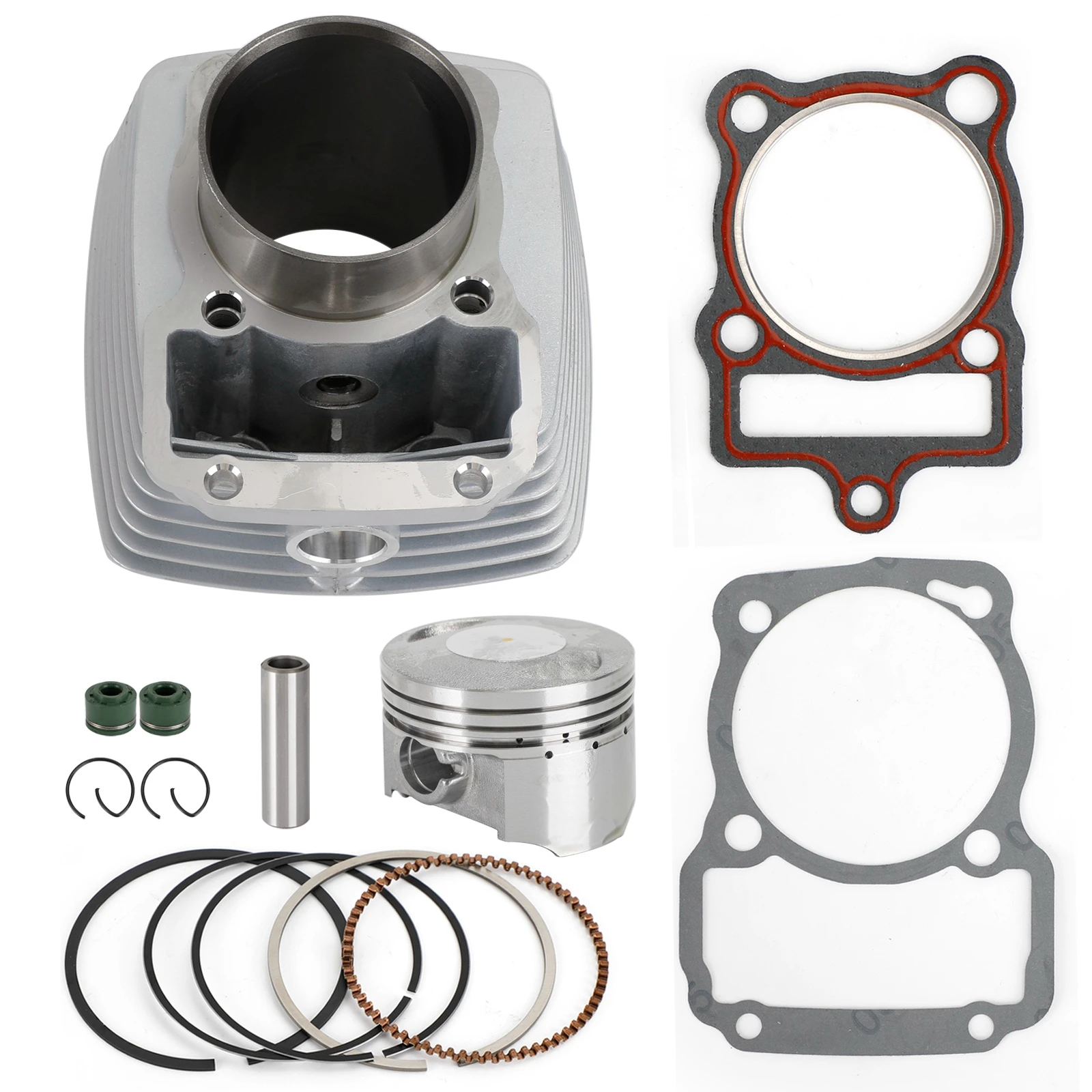 Areyourshop 67mm 250cc Cylinder Piston Gasket Top End Kit For Chinese CG250 ATV Quad AC