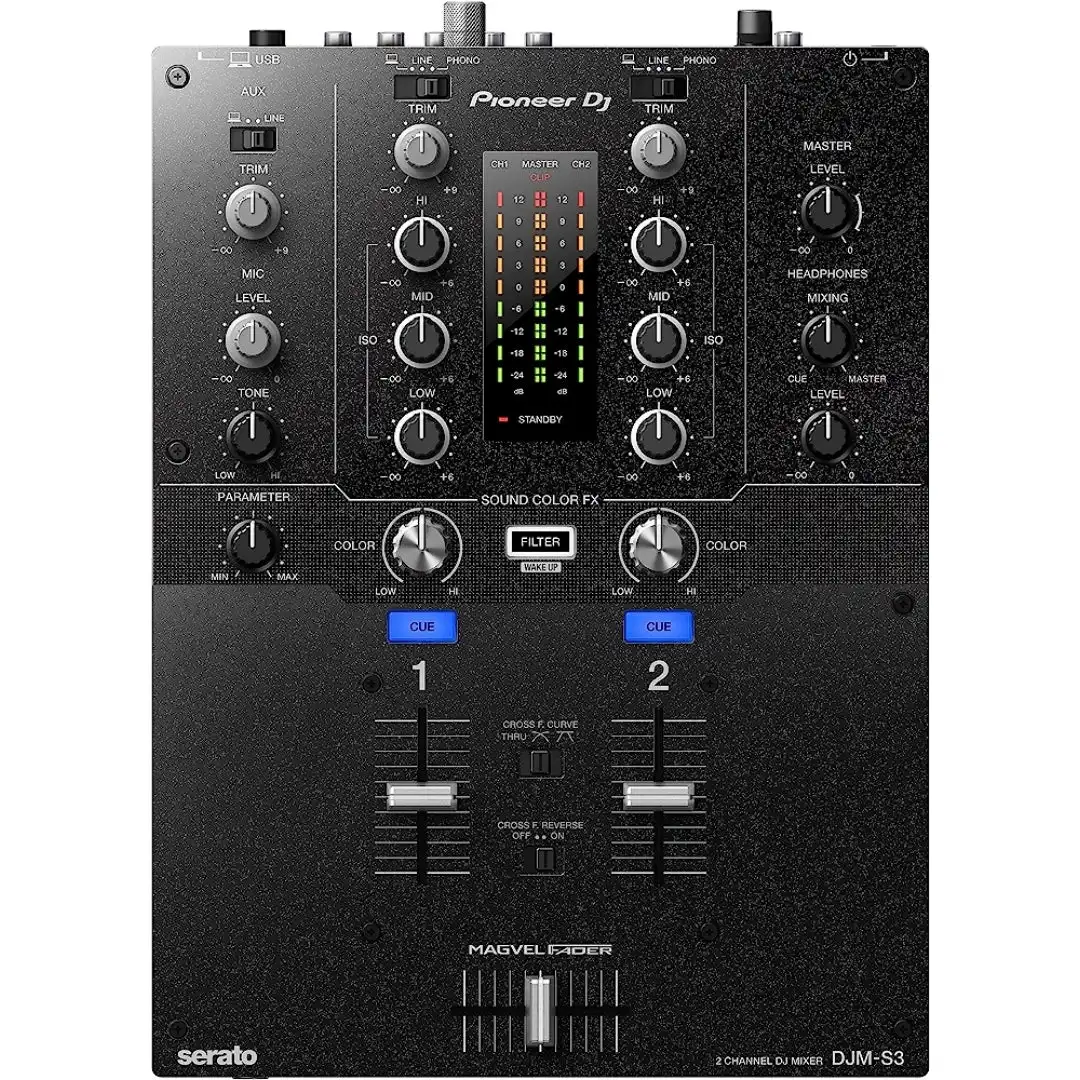 

100% Best Deal on Pioneer DJM-S3 2-Channel Mixer for Serato DJ Pro
