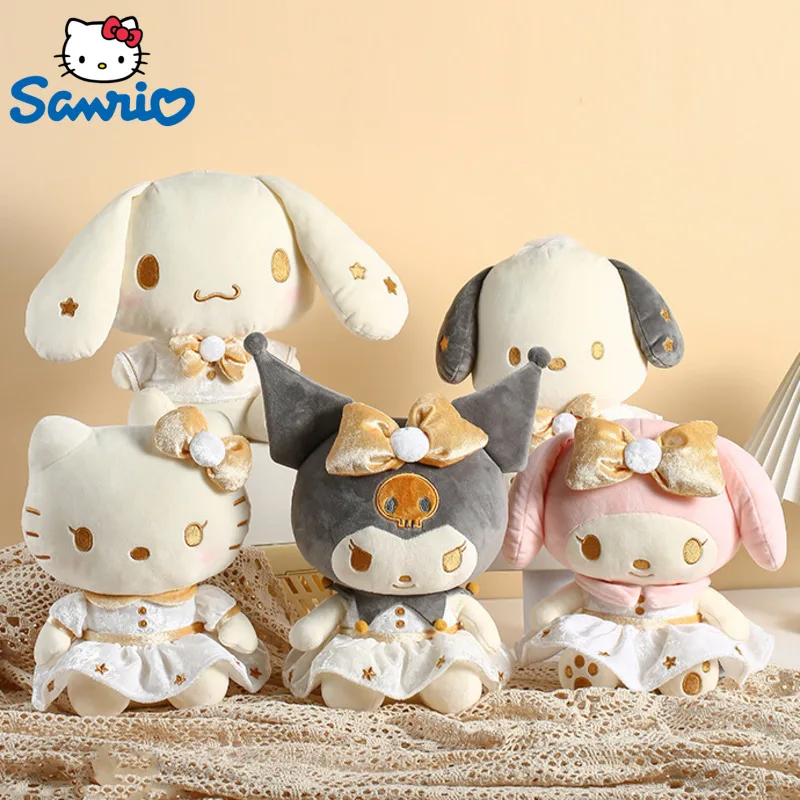 

Мягкие игрушки в стиле аниме Kuromi Melody Cinnamoroll, плюшевая подушка, плюшевые куклы, подарок на день рождения, День святого Валентина