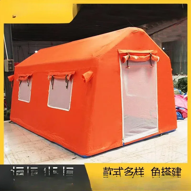 

Inflatable outdoor emergency disaster relief tent Large medical epidemic prevention isolation Portable exercise command