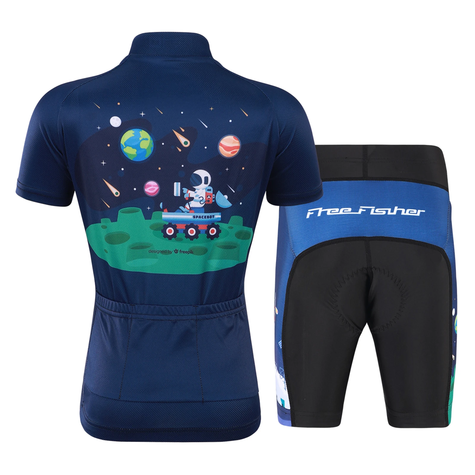 Conjunto ciclismo infantil secado rápido con pantalón acolchado 3D - imagen 4