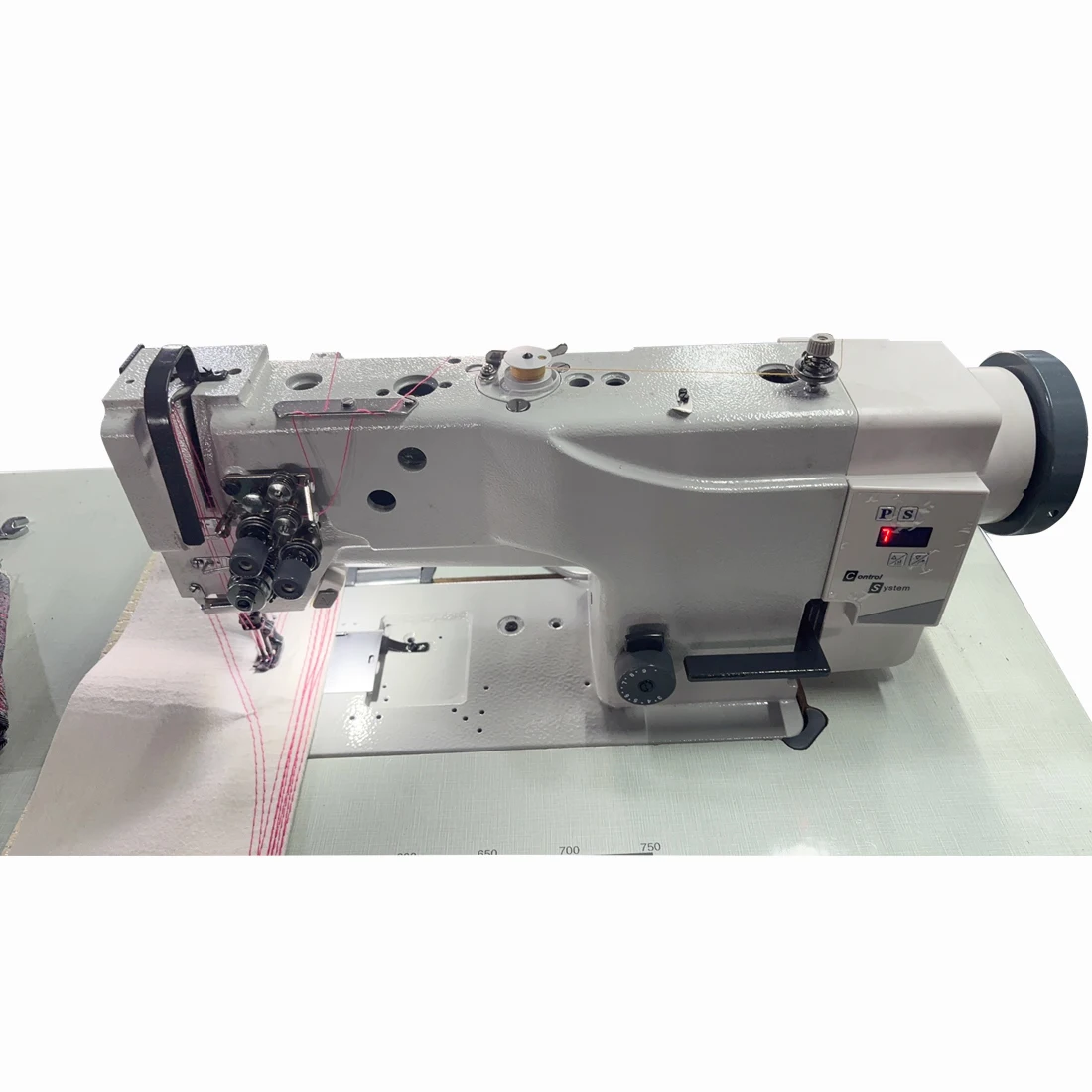 QK-4420D Cheap Price Double Direct Drive Heavy Compound Feed Lockstitch Industrial Sewing Machine