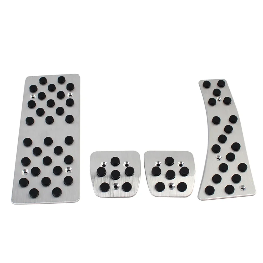 Aluminum Pads Pedal Set For Honda Civic 8th 2006~2009 2010 2011 Manual MT Clutch Brake Gas Foot Pedal Pad Cover (Need drilling)
