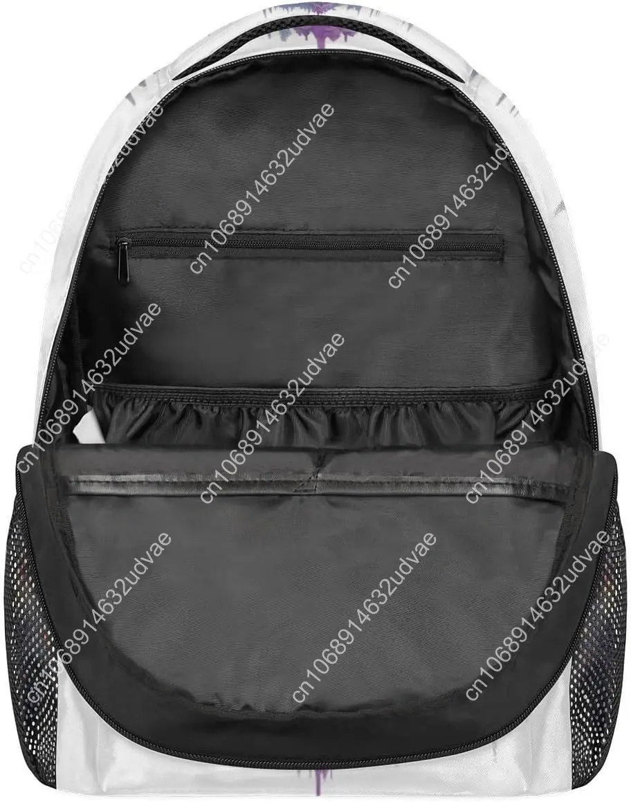 Wolf Backpacks Watercolor Ethnic Wolf Laptop Backpack Water Resistant College School Bookbag Computer Bag Travel Hiking