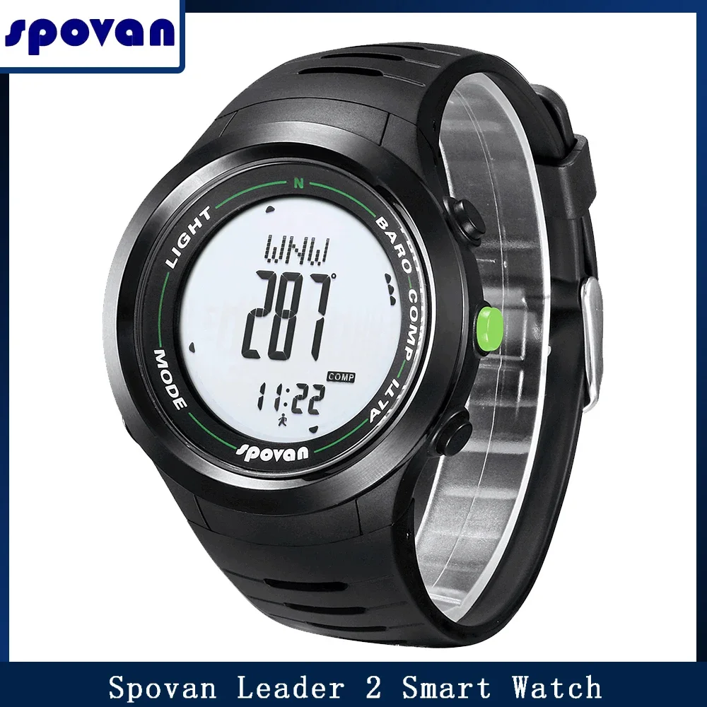 

SPOVAN Leader 2 Smart Watch Men Sports Digital 3D Pedometer 5ATM Waterproof LED Backlight Calorie Count Wrist Watches