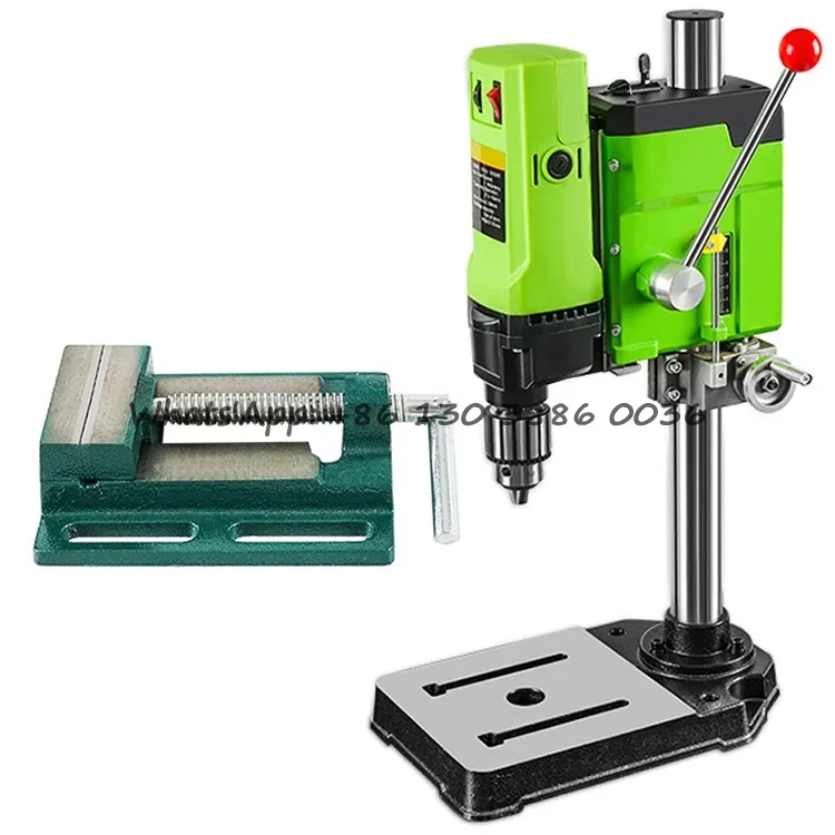 1050W Bench Drill Stand Mini Electric Bench Drilling Machine Chuck 3-16mm Table Drill Press for DIY Wood Metal Tools