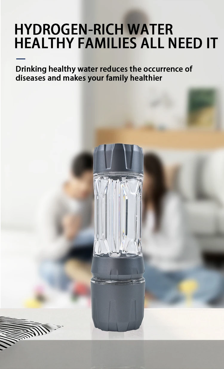 Hochkonzentrierter Wasserstoffreicher Wasserbecher Kleinmoleküliger Elektrolyt Wasserstoff-Sauerstoff-Trennung Negativ-Ionen-Becher Gesundheit Wellness – Detail 8