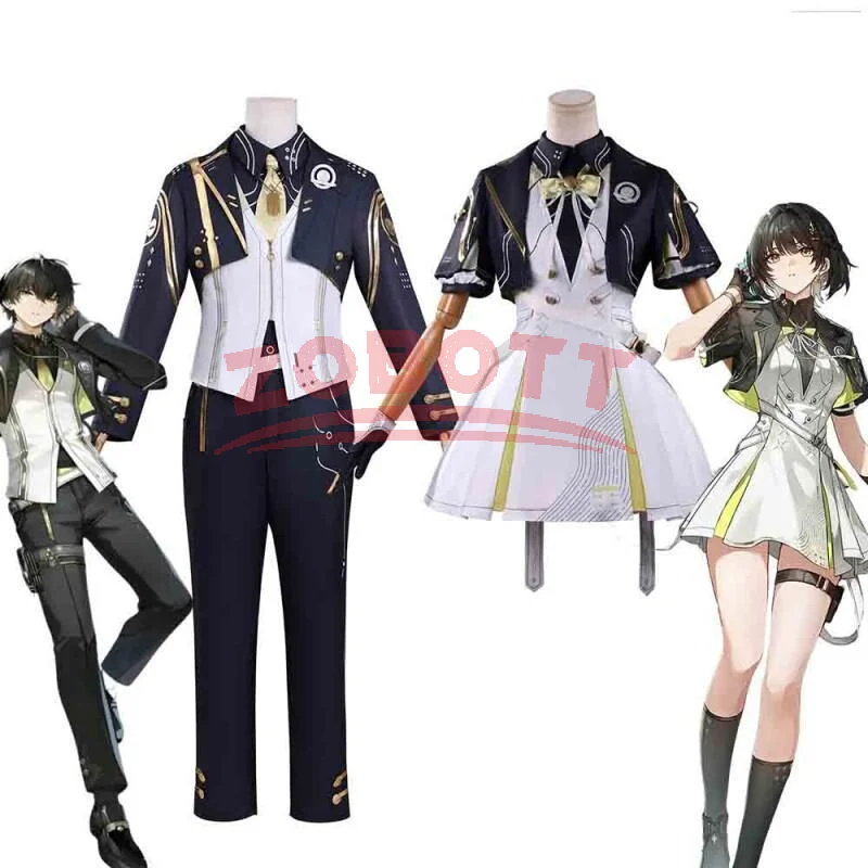 

Anime Game Wuthering Waves Rover New Skin Cosplay Outfit with Wig Male Roleplay Costume for Halloween Carnival Party