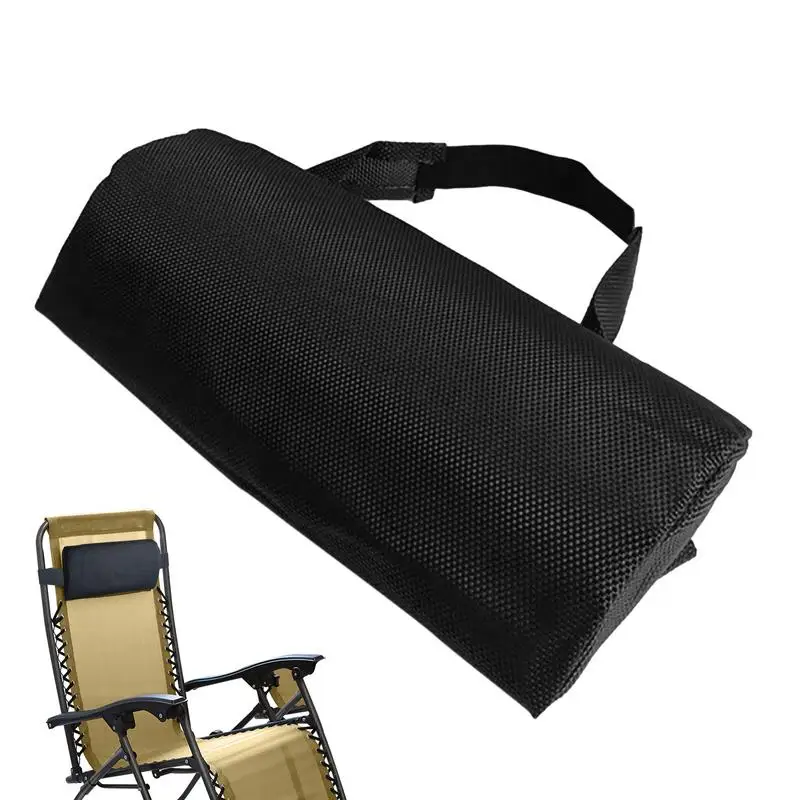 Ledge Lounger Pillow Pool Lounge Chair Pillows with Strap Universal Removable Camp Terrace Lounge Chair Lunch Break Rest Pillow