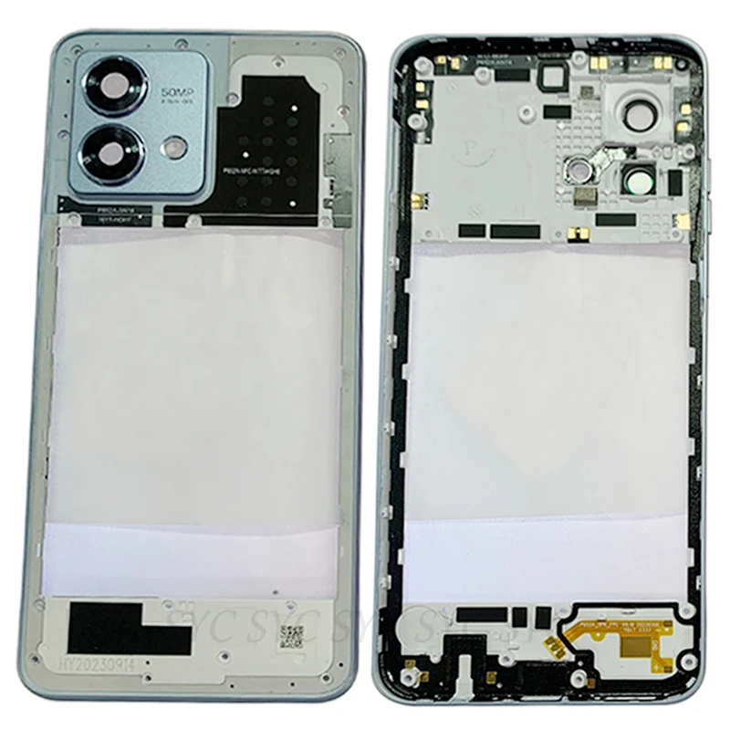 Phone Housing Middle Frame Center Chassis Cover For Motorola Moto G84 Middle Frame Replacement Repair Parts