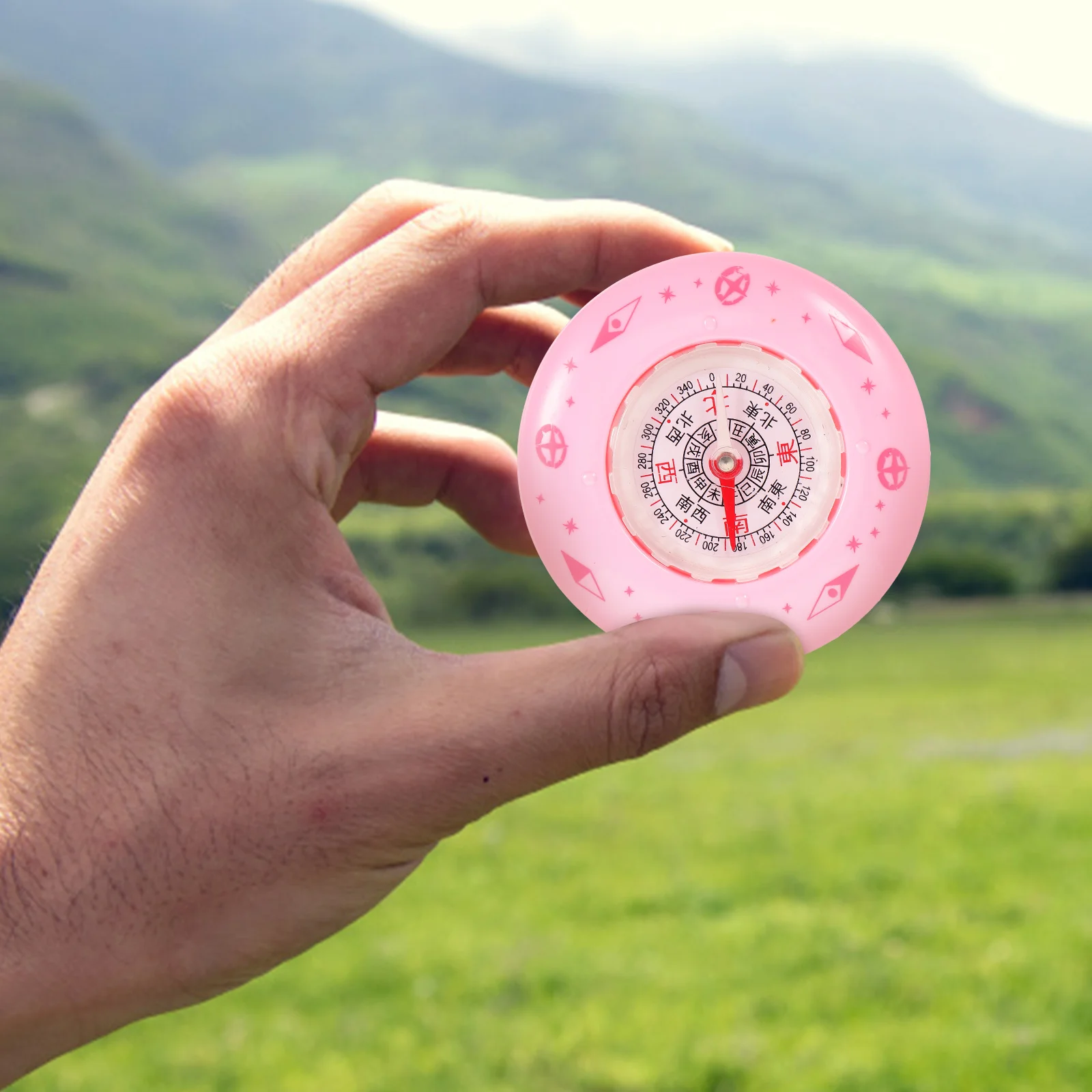 

s Portable Compass for Students Outdoor Survival Navigation Tool Mini Hiking Gear Lightweight Travel Camping Supply