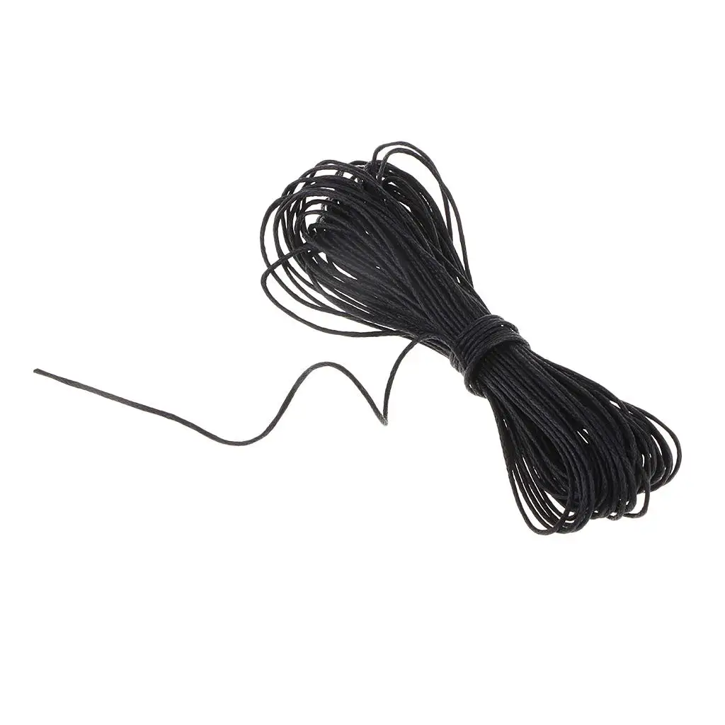 Waxed Cord for Jewelry Making 1mm Beading Thread Cotton String Craft Supplies for Bracelets and Necklaces
