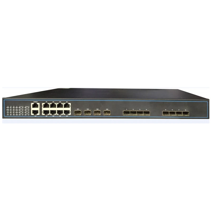 Ftth Olt 1U Rack 8PON EPON OLT including 8 10G SFP modules PX20+ uplink ports