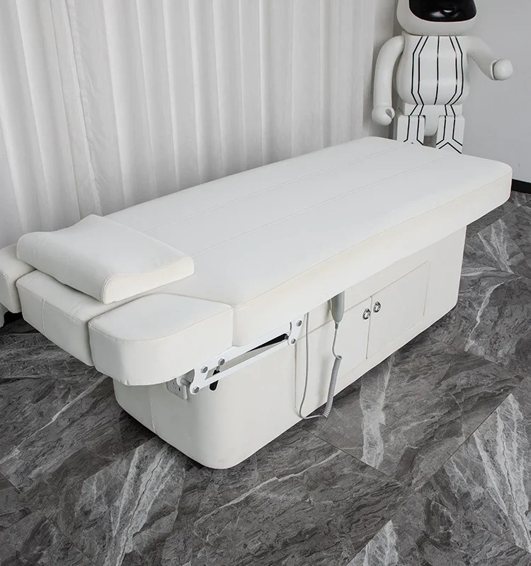 Electric beauty constant temperature heating massage bed multi-function