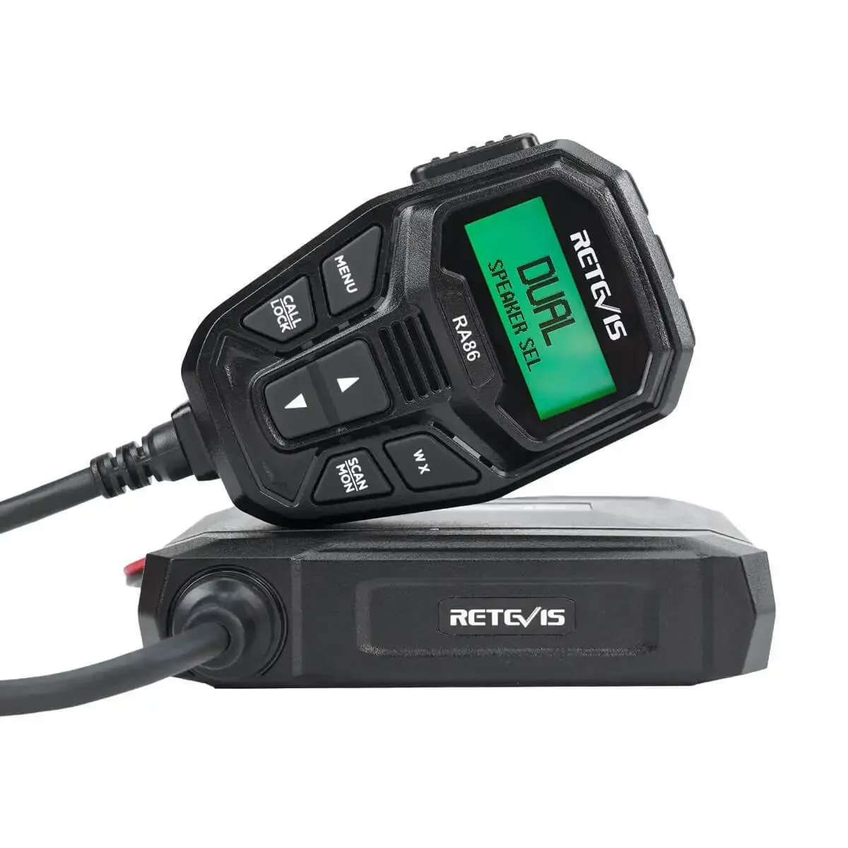 20 Watt GMRS Mobile Radio bidirezionale 30Ch NOAA avviso meteo CTCSS/DCS Retevis RA86