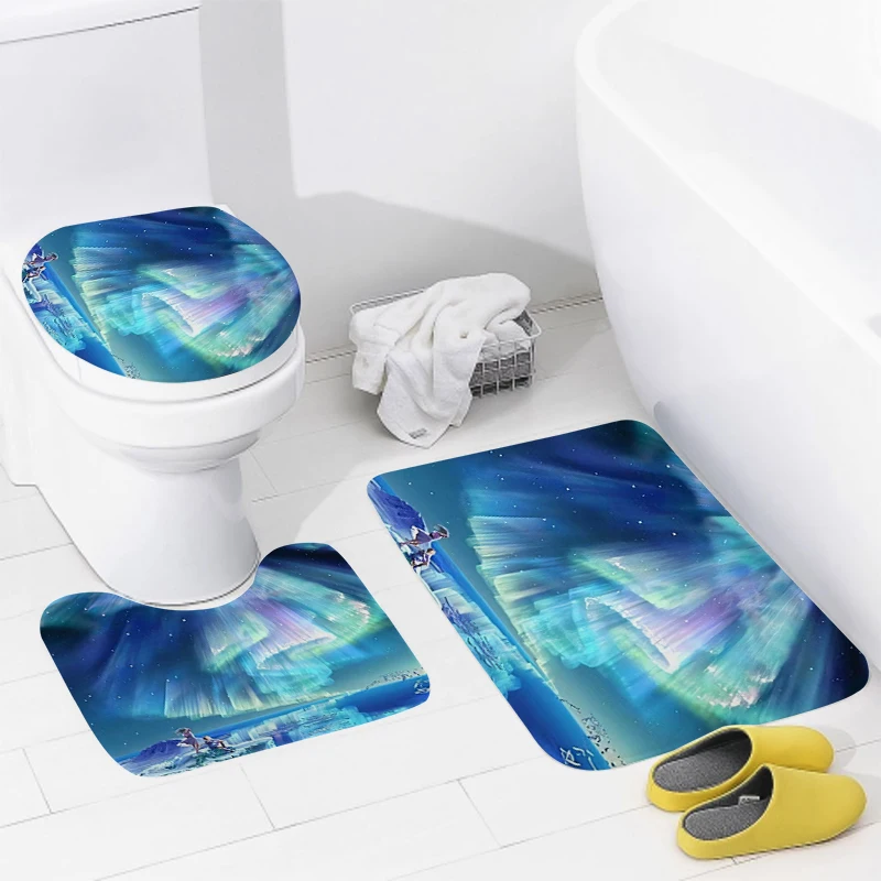 home bathroom floor mats Modern Nordic style Bath Foot mat modern bathroom accessories rug Toilet mat Bathtub anti-slip carpet