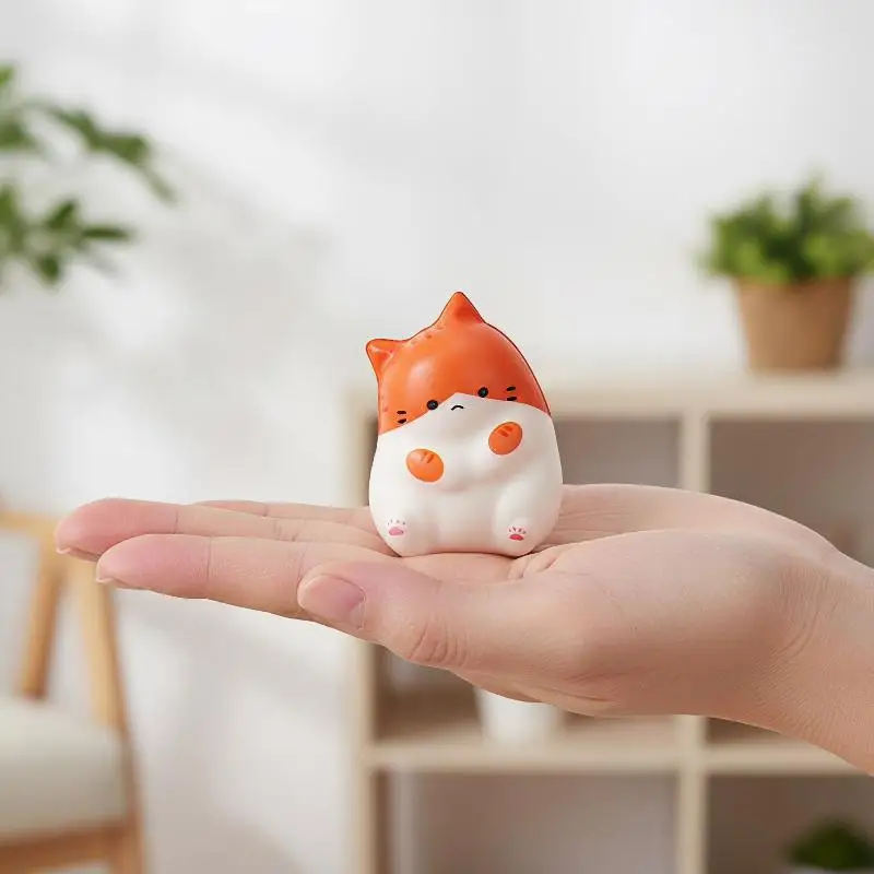 Creative Cute Cat Fidget Toys Slow Rebound Soft Squeezable Toys Stress Relief Home Office