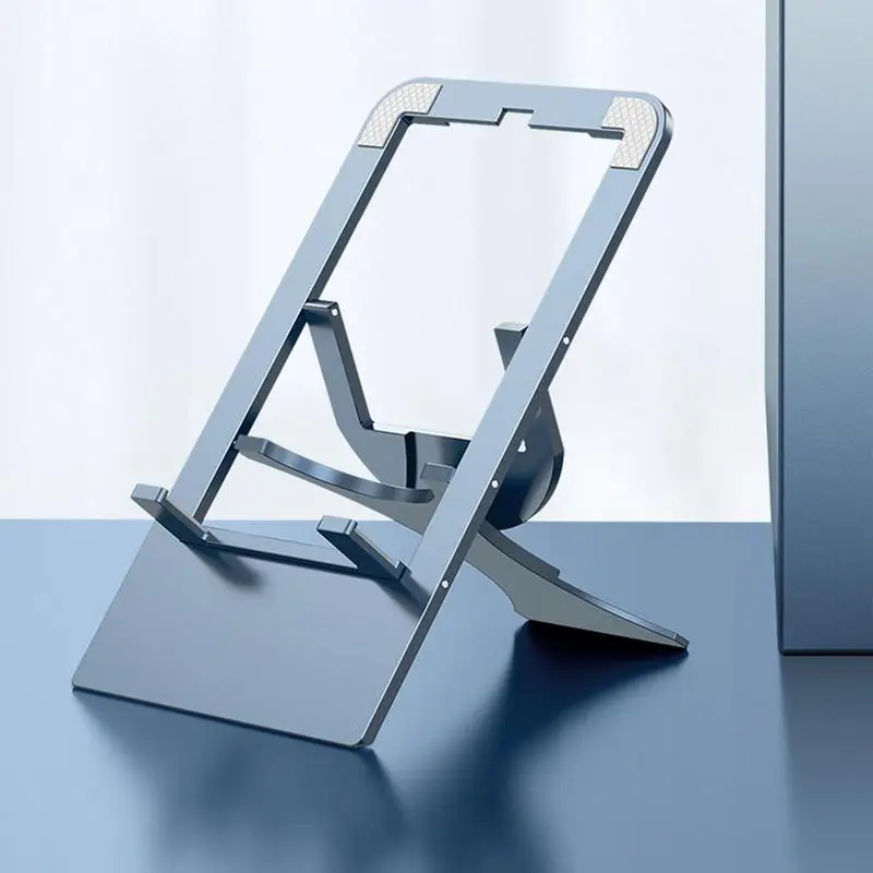 Universal Desktop Mobile Phone Holder Stand ForIPhone And ForXiaomi Adjustable Foldable Table Aluminum Alloy Cell Phone Desk