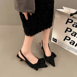 2024 Sexy Pointed Shallow Mouth Comfortable Non-slip Women's Sandals Summer Fashion New Style Office Women's Stiletto High Heels