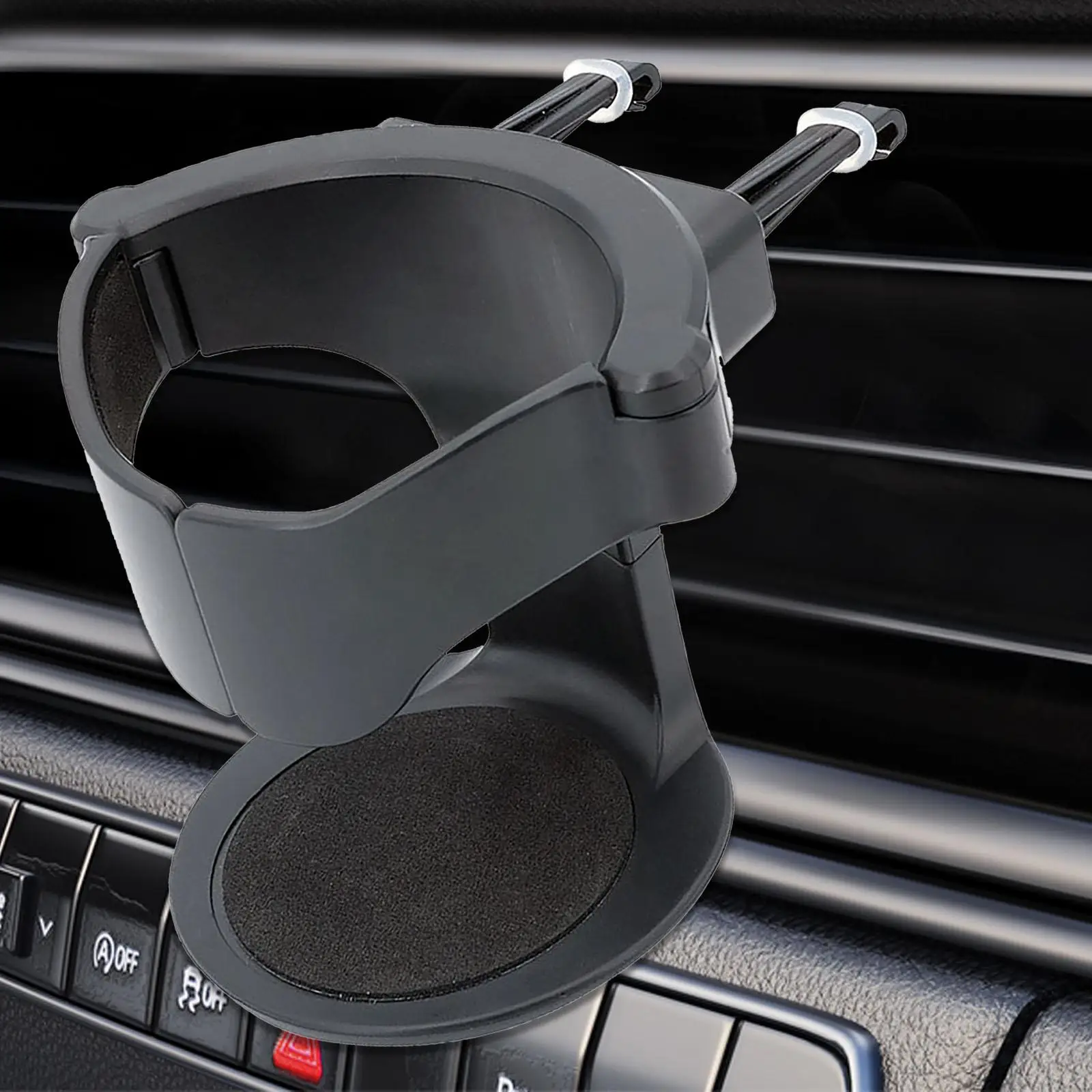 Generic Car Cup Holder Outlet Air Vent Mount Multifunctional Water Coffee Juice Tea Bottle Stand Water Bottle Holder Universal image 2