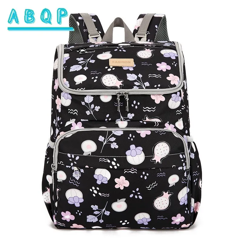 Diaper Bag Backpack Luxury Brand Cartoon Baby Diaper Bag Backpack Multifunctional Baby Products Storage Backpack Large Capacity