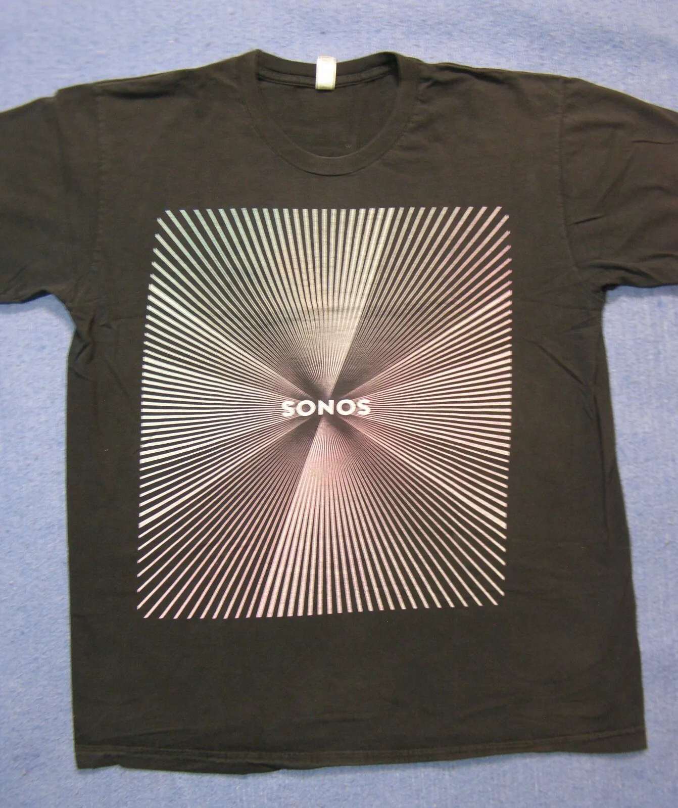 Camiseta Sonos Wireless HiFi Audio Systems Subwoofers Altavoces Camiseta negra Talla L