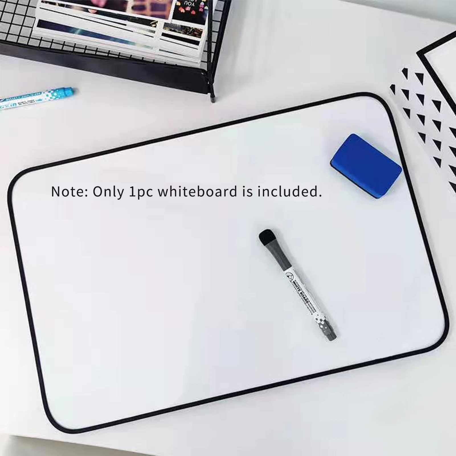 Portable Magnetic Dry Erase Board Double-Sided White Board Handwriting Whiteboard Easy to Clean for Children Adults Drawing