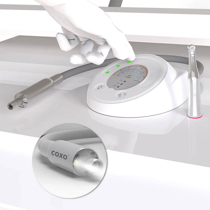 COXO C-Puma Mini Brushless Dental Electric Motor 1:1 Endodontic 1:5 Polishing Trimming Handpiece Dental Lab Equipment Therapy