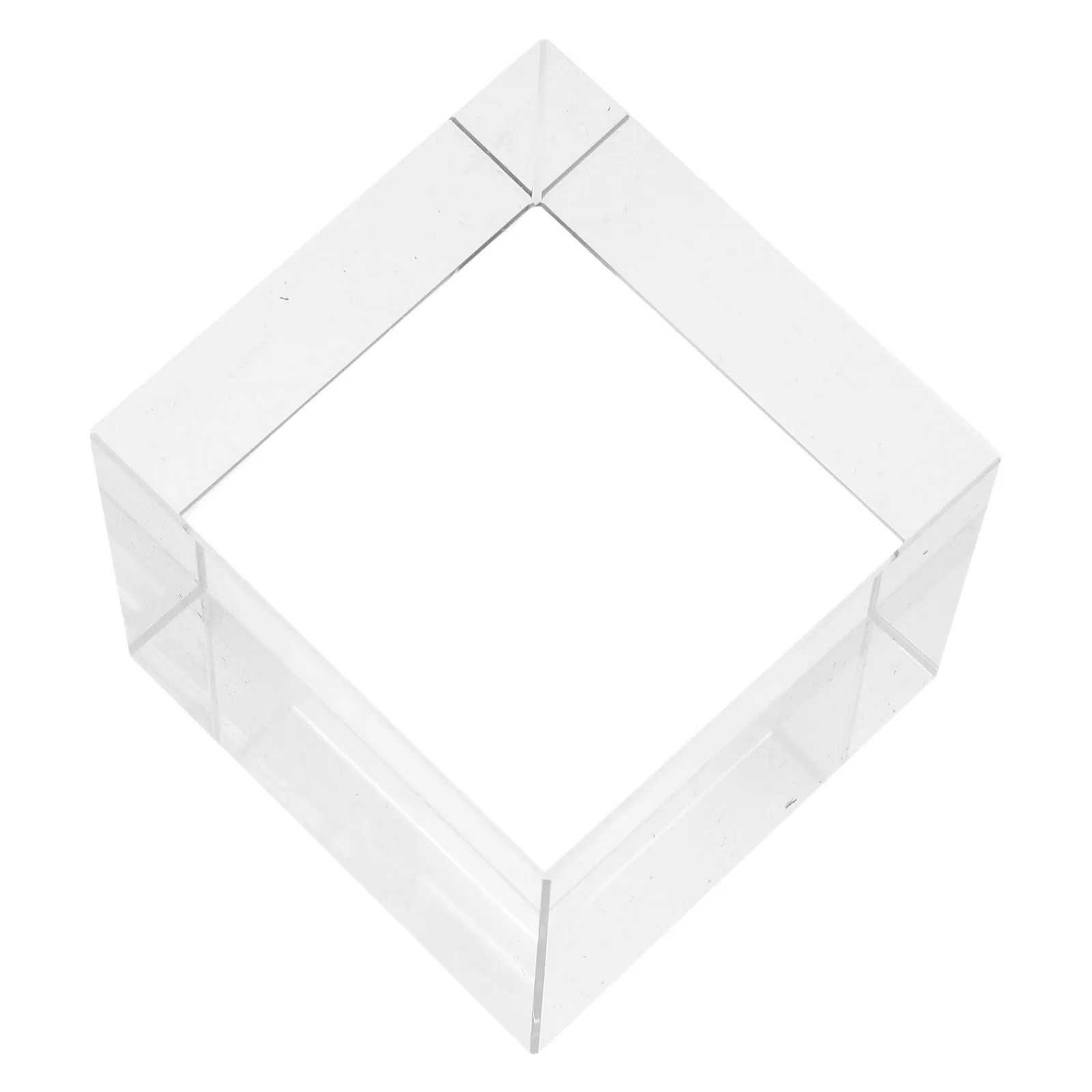 

Square Clear Crystal Paperweight Heavy Transparent Glass Block for Office Desk Home Studio Writing Painting Calligraphy Students