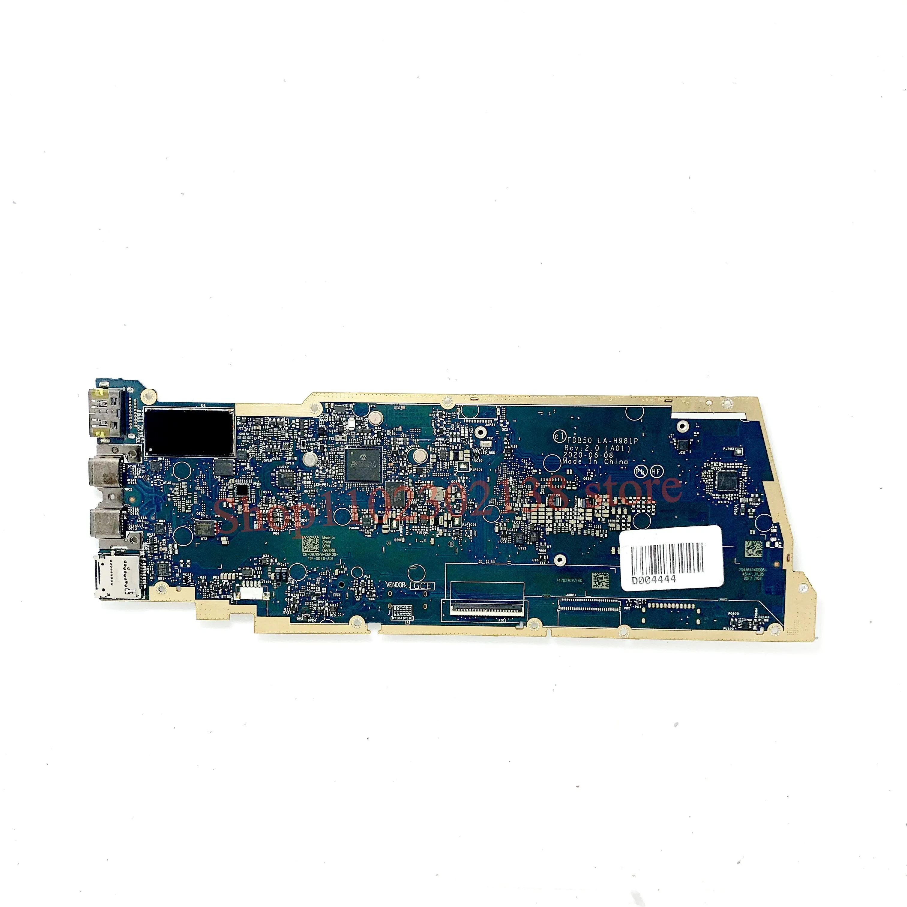 Mainboard CN-097KR9 097KR9 97KR9 With SRGKY I5-10210U CPU For DELL 9510 Laptop Motherboard FDB50 LA-H981P 100% Full Working Well