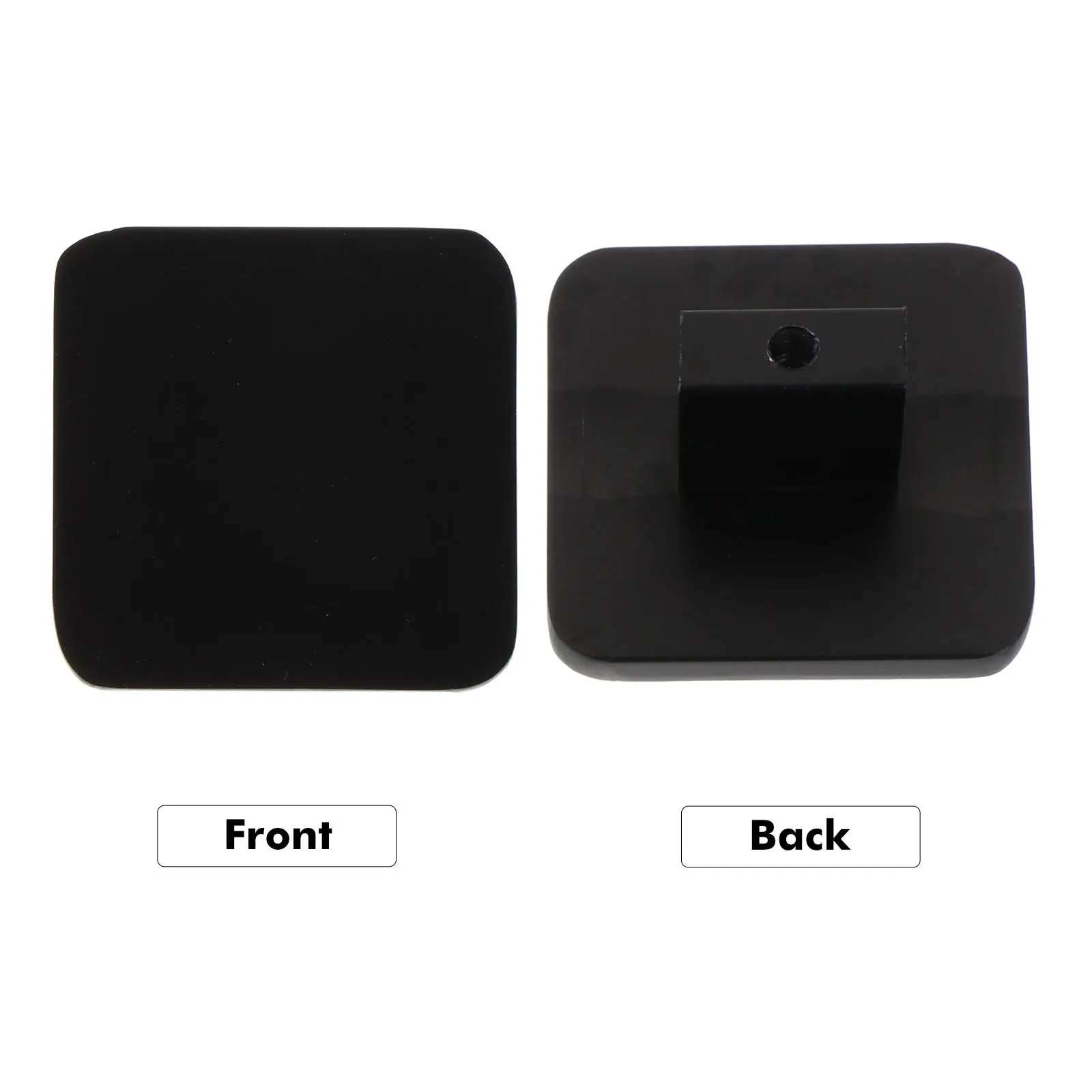 

4Pcs Durable Aluminum Cabinet Pull Handles Simple Square Drawer Handles for Wardrobe Cupboard Door Cabinet Aluminum Knobs