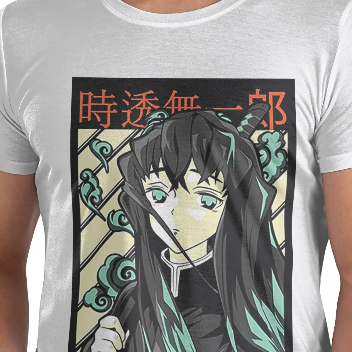 

Kimetsu No Yaiba Muichiro Tokito футболка из 100% хлопка мужские забавные футболки мужские с круглым вырезом с коротким рукавом S-6XL