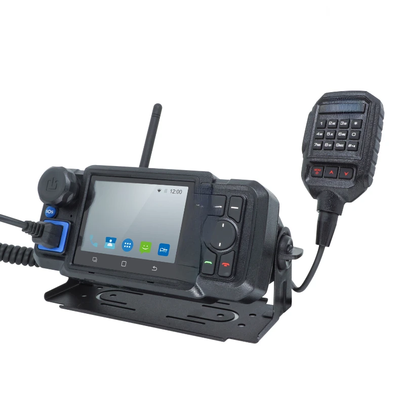 N61 4g Walkie Talkie 200 KM with Touch Screen Mobile Radio Transmitter with Wifi GPS Truck 2 Way Radio