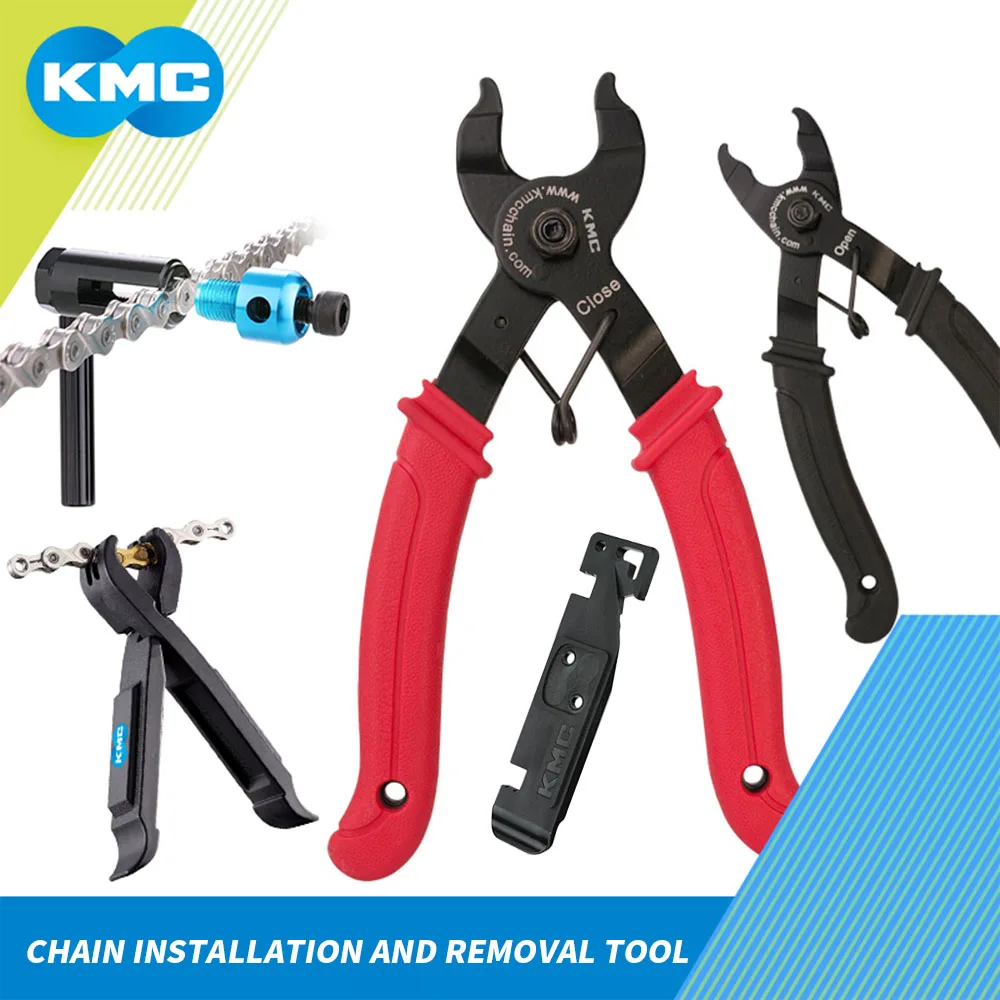 

KMC Bicycle Chain Tool Set, Chain Breaker Remover, Quick Link Pliers, Tire Lever, Magic Link Connector Gauge, Bike Repair Tools