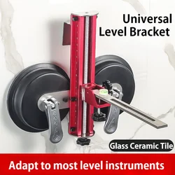 Universal Lift Level Bracket Thicken with Scale Expansion Contraction Double Suction Cup Multifunctional Ceramic Tile Level Tool