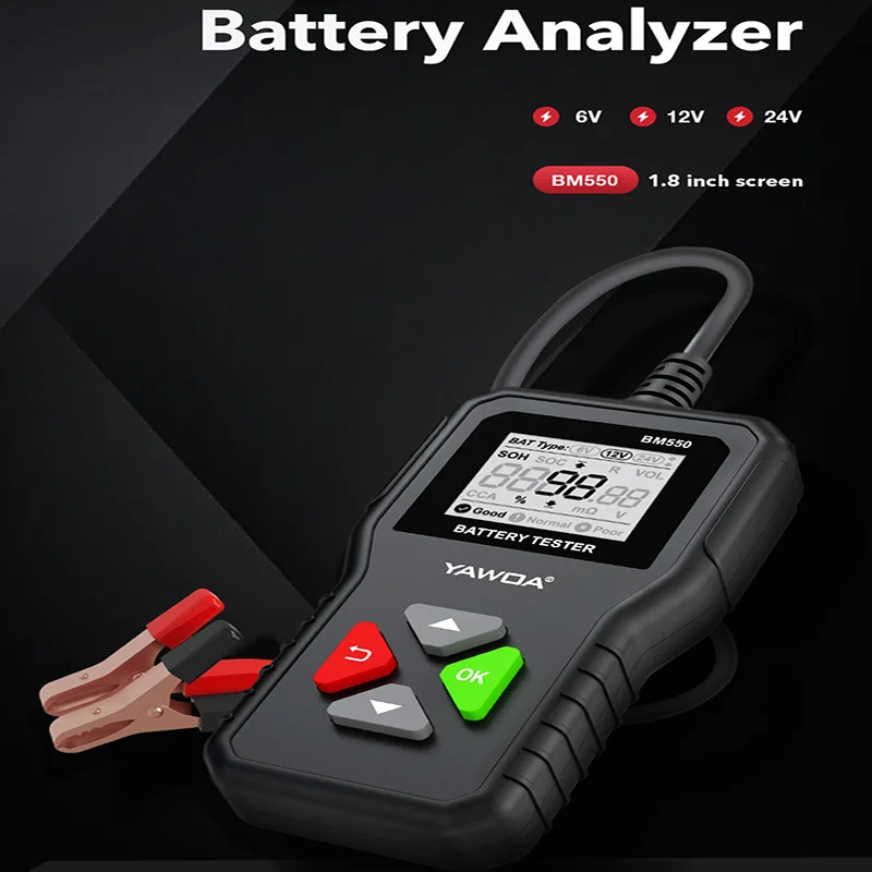 6V12V24V Battery Tester Electric BM550 Automotive battery tester Battery capacity internal resistance tester